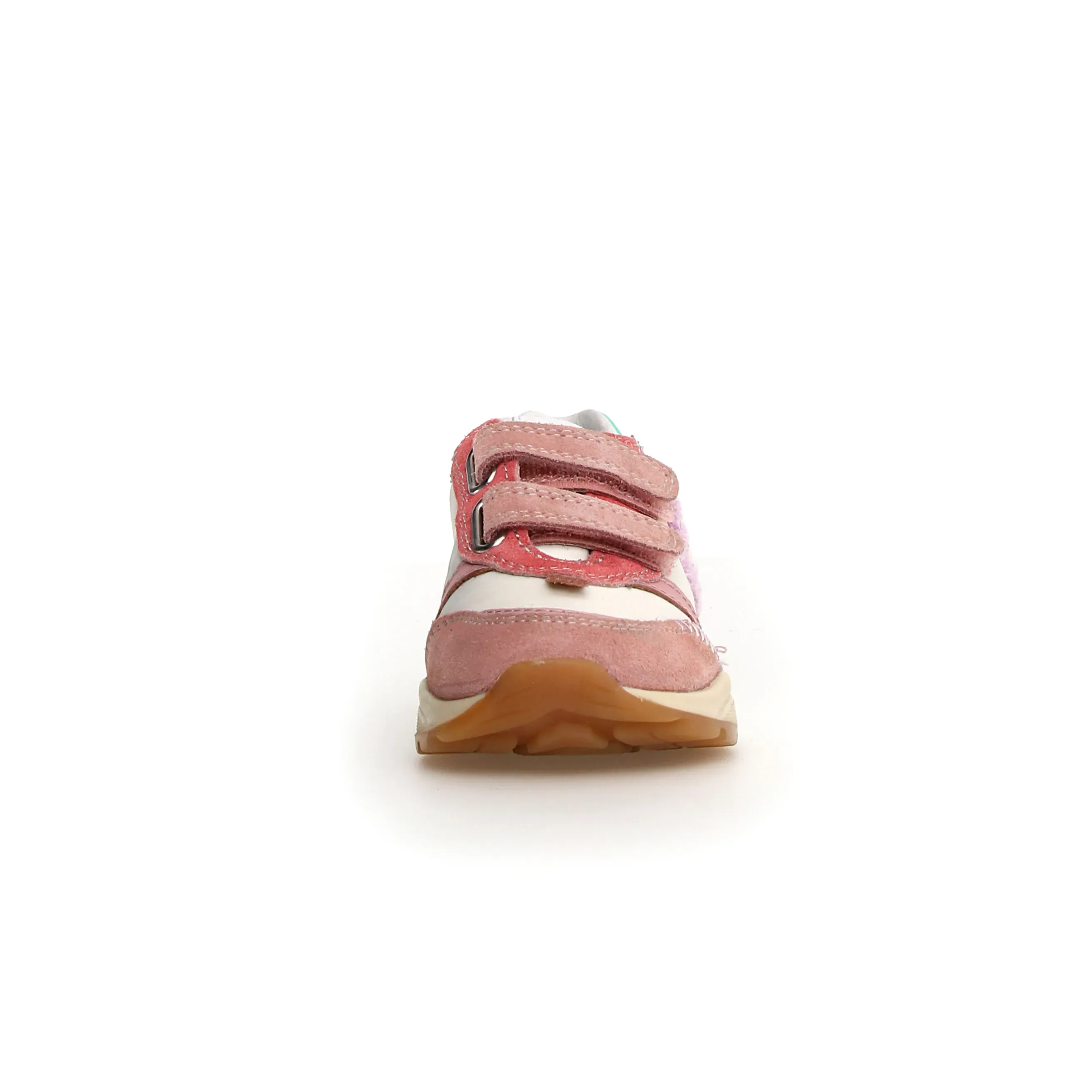 Naturino Girl's Quelly 3 Vl Sneakers - Pink / Milk smooth vibe