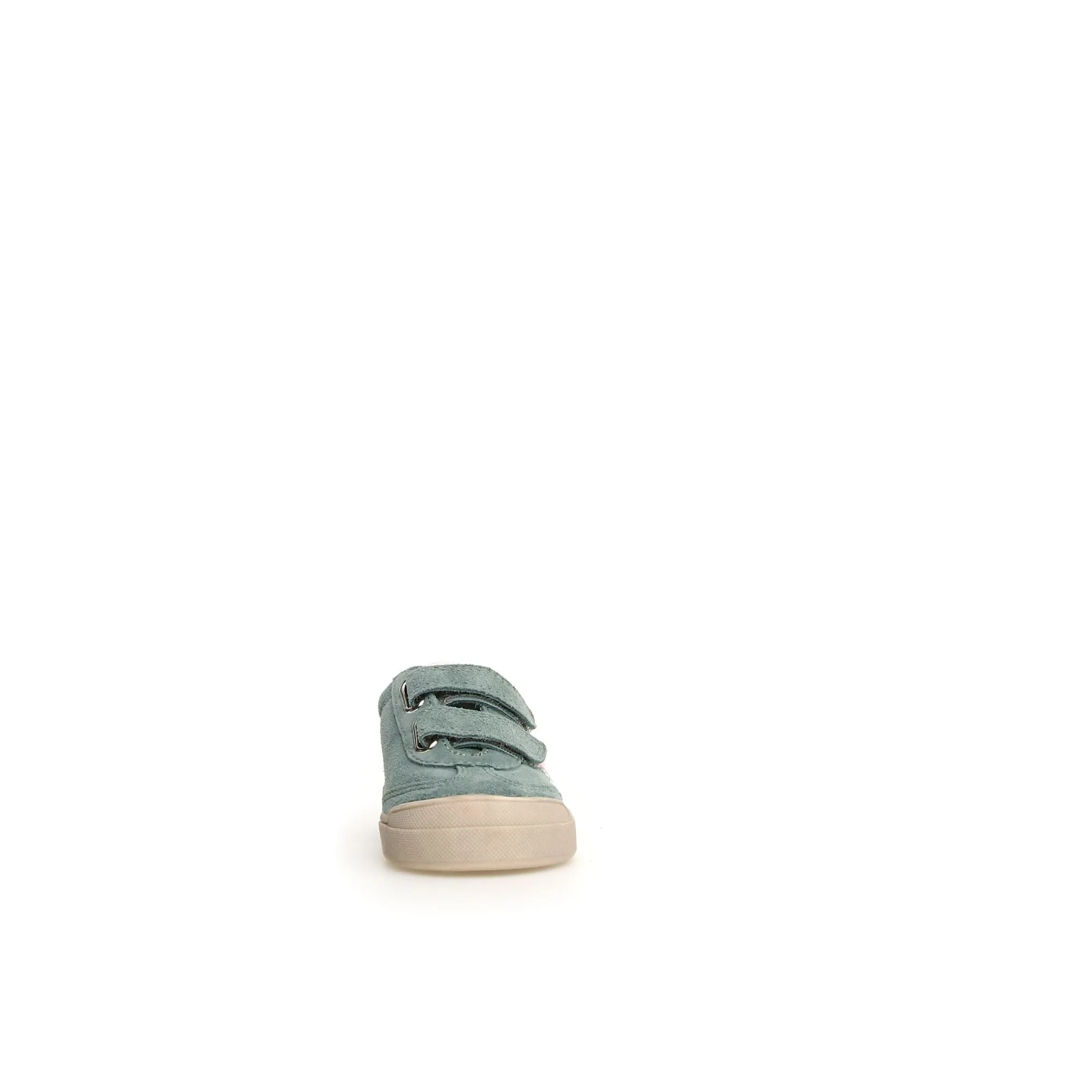Naturino Girl's Riby Vl Casual Shoe with Hoop and Loop Closure - Sage / Pink fit fast