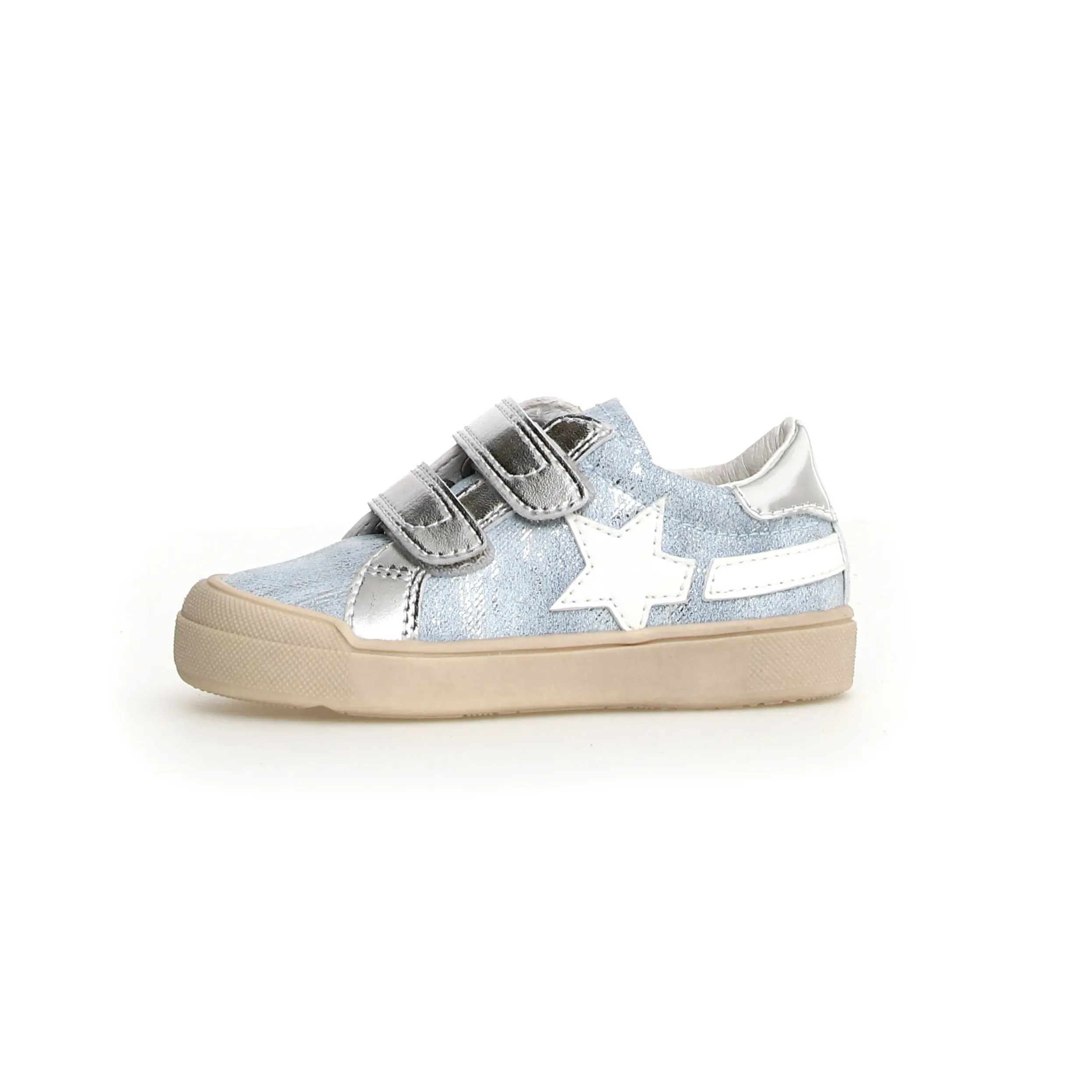 Naturino Girl's Singery Low Vl Casual Shoes - Metallic Dream / Silver easy carry