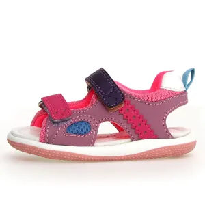 Naturino Girl's Zentra Sandals - Pink / Fuchsia Soft Feel