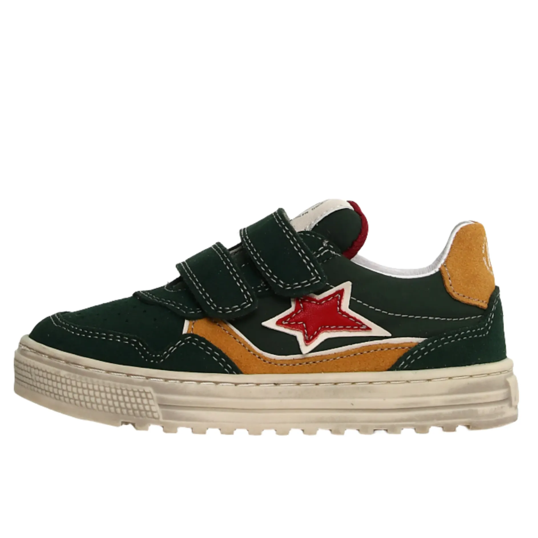 Naturino Hess 3 Vl Boy's and Girl's Casual Shoes - Green Bottle/Zucca/New Granata walk smart