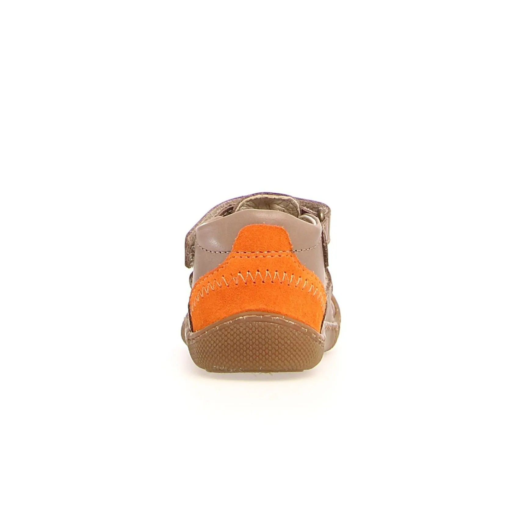 Naturino Irty's Boy's Barefoot Casual Shoes - Taupe/Orange smart soft