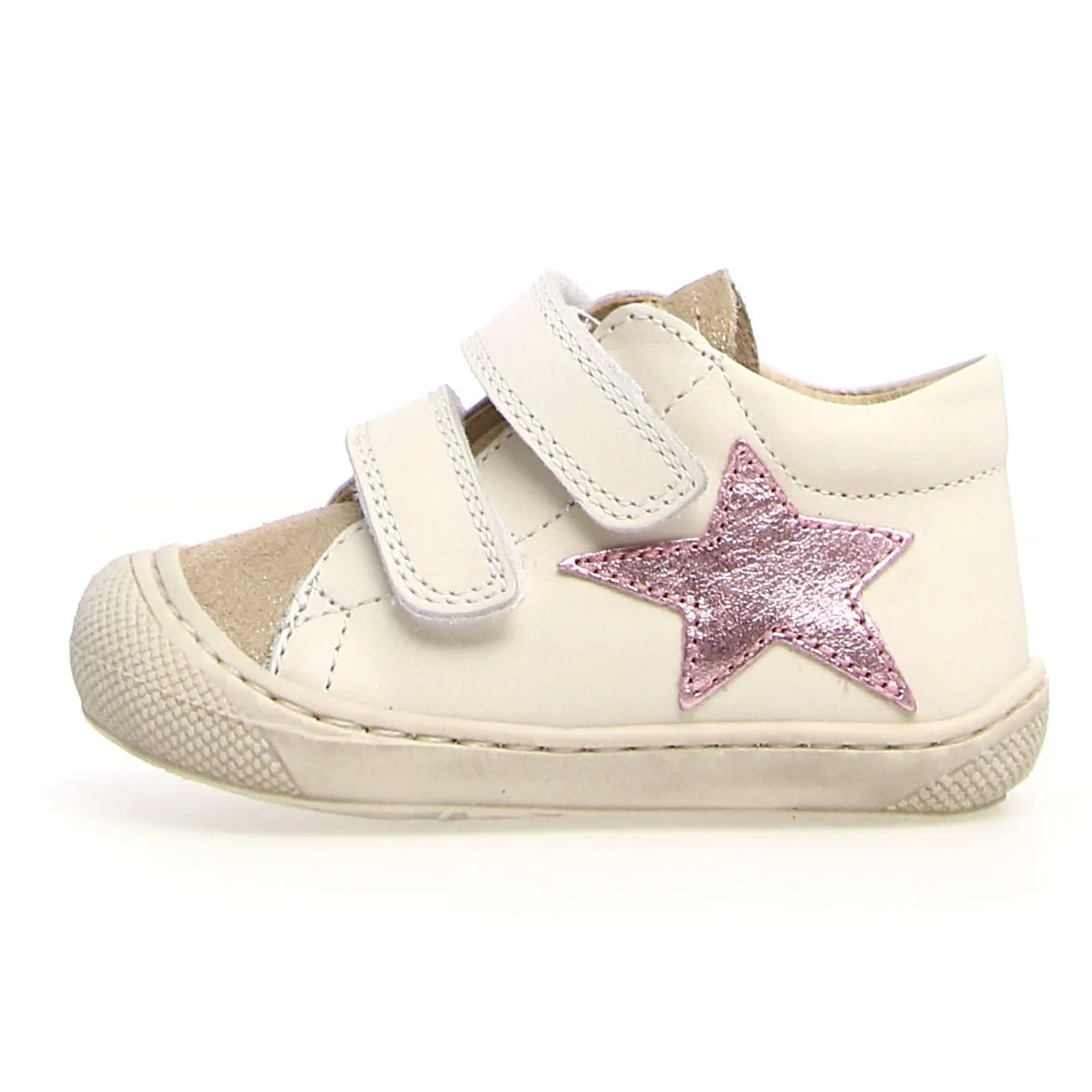 Naturino Kolde VL Girl's Casual Shoes - Platinum/Milk cloud feel