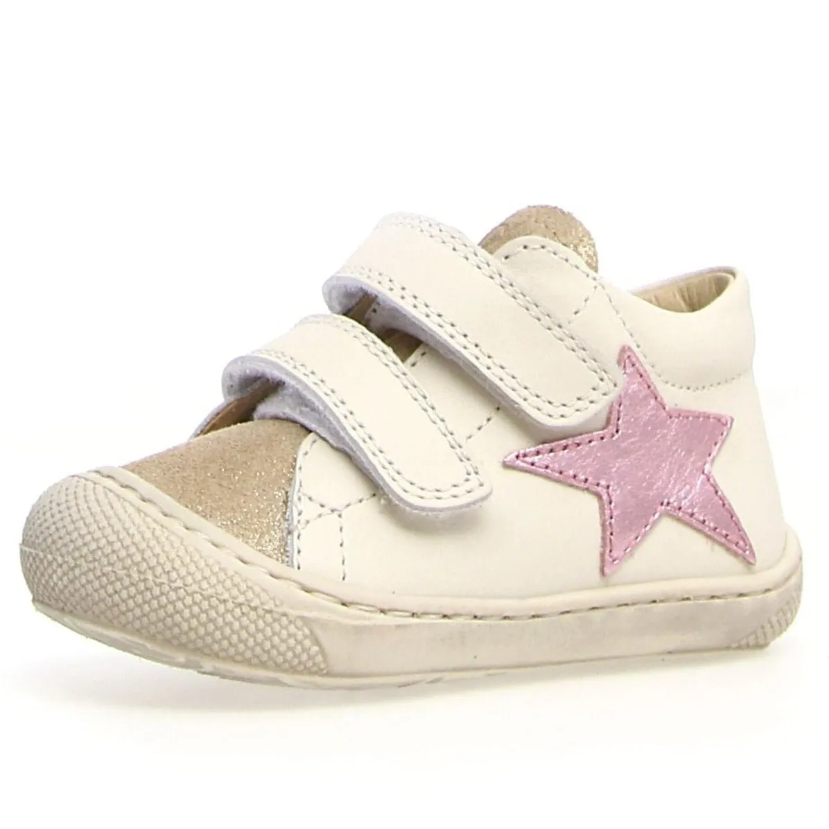 Naturino Kolde VL Girl's Casual Shoes - Platinum/Milk pro vibe