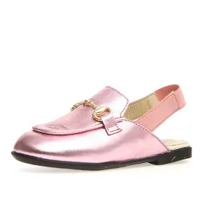 Naturino Mestre Girl's Dress Shoes - Metallic Pink/Elastic Pink easy outfit