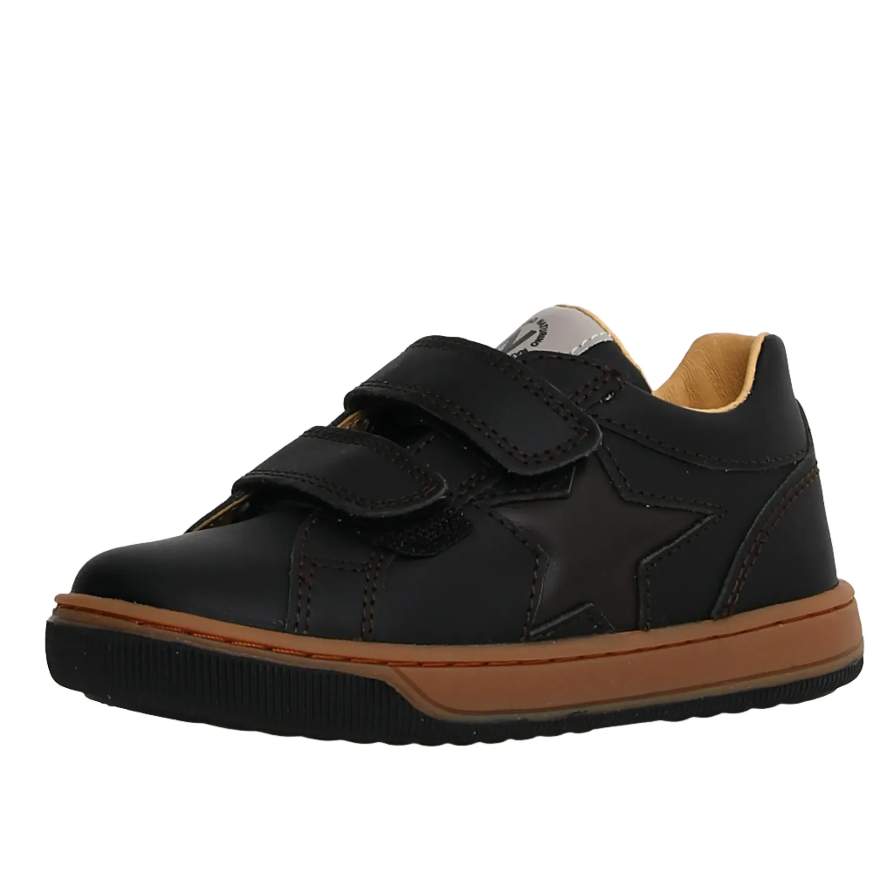 Naturino Minds Vl Boy's and Girl's Casual Shoes - Black/Dark Brown move around