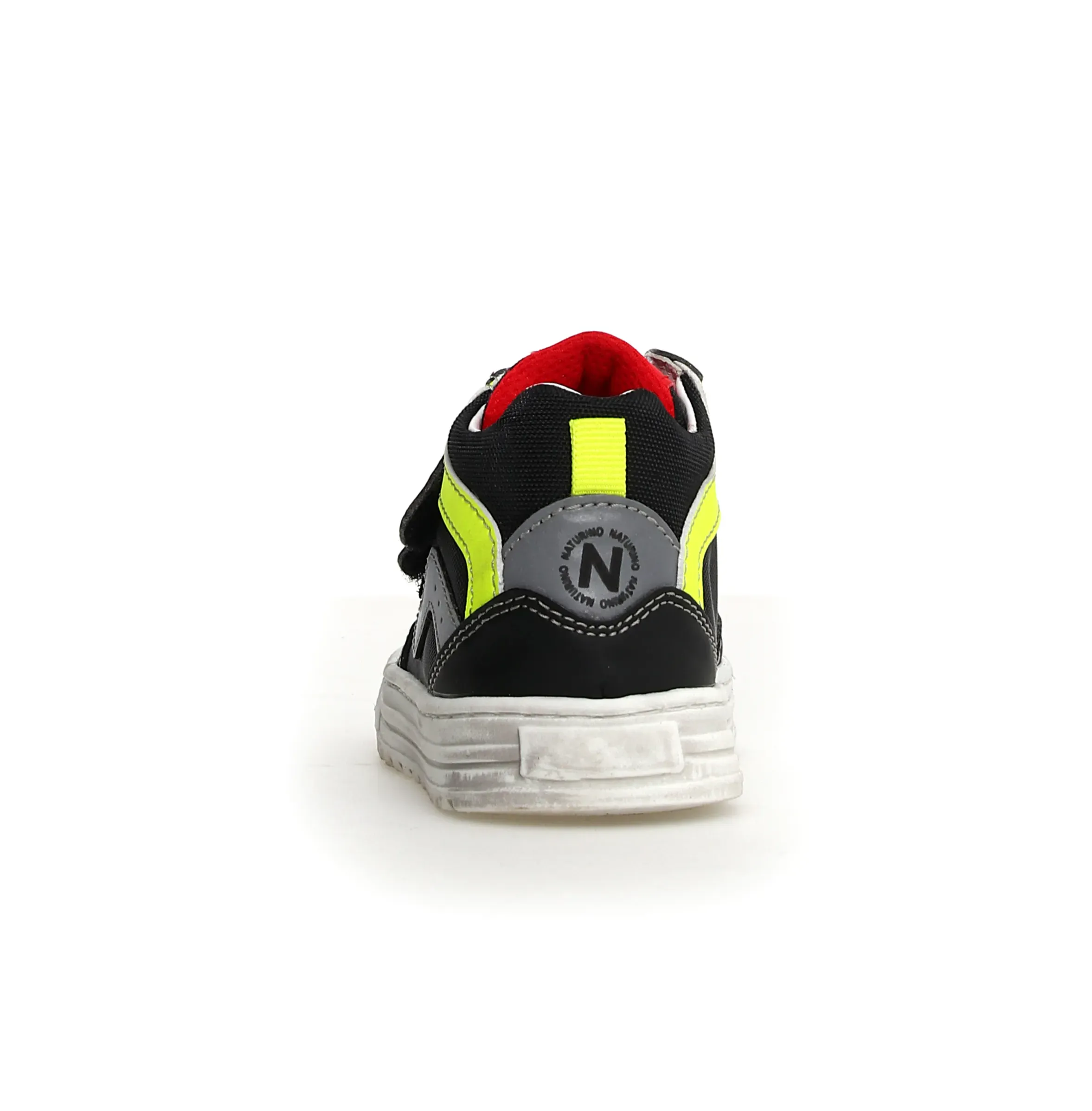 Naturino Mizar Vl Barefoot Boy's and Girl's Casual Shoes - Black/Yellow Fluo light mind