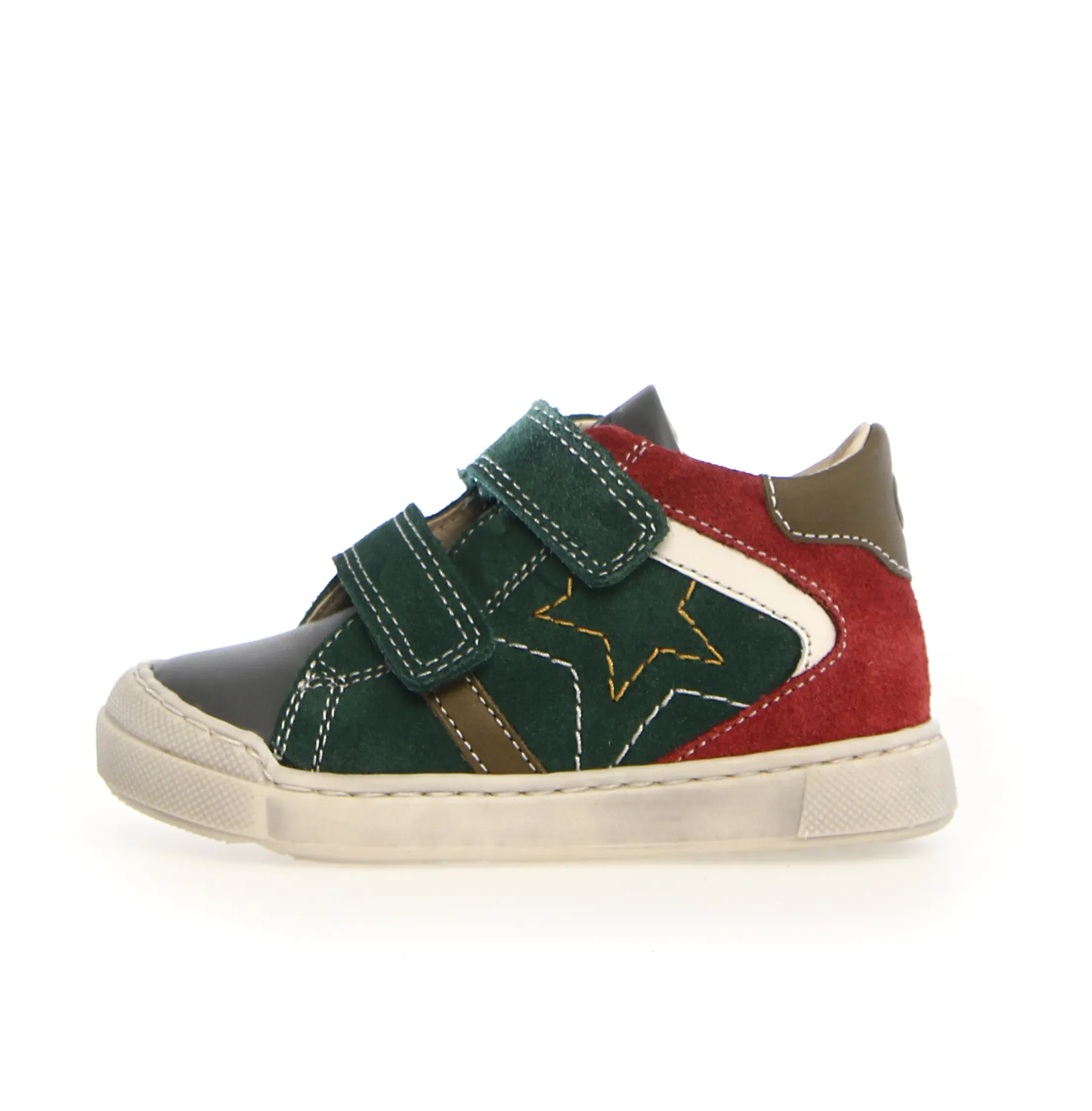 Naturino Nerys Vl Boy's and Girl's Casual Shoes - Anthracite/Green Bottle/New Granata easy carry