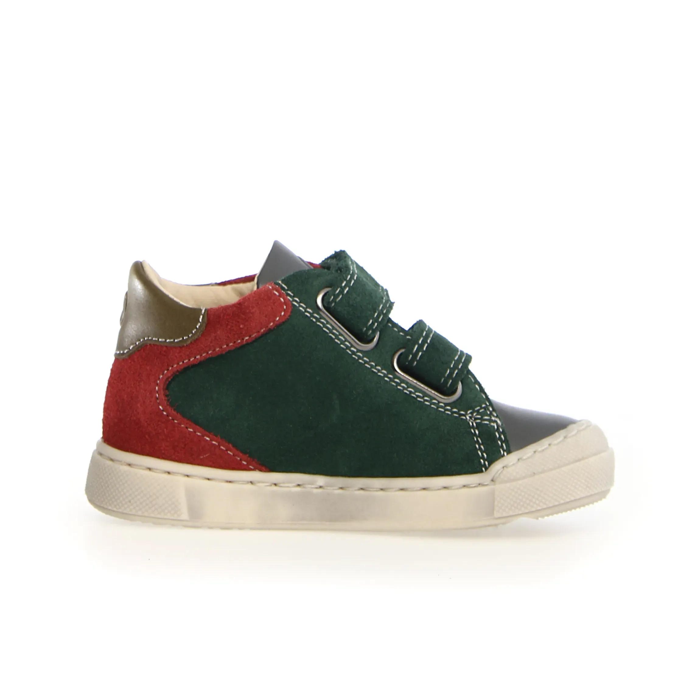 Naturino Nerys Vl Boy's and Girl's Casual Shoes - Anthracite/Green Bottle/New Granata chill vibe