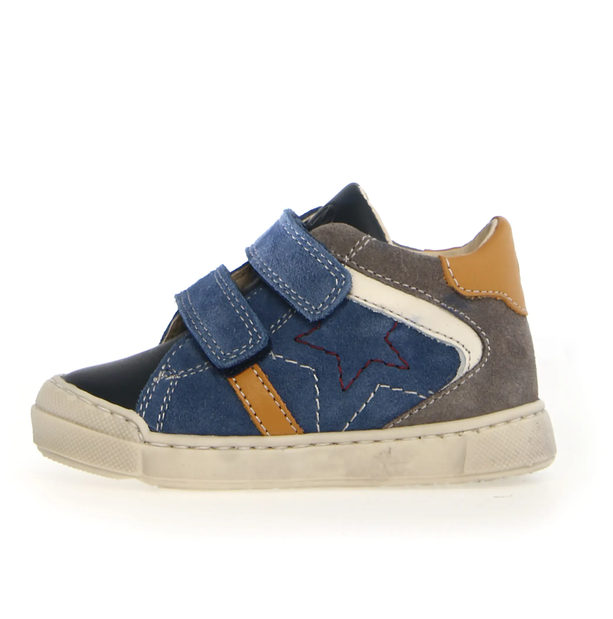 Naturino Nerys Vl Boy's Casual Shoes - Navy/Azure/Dark Grey simple feel