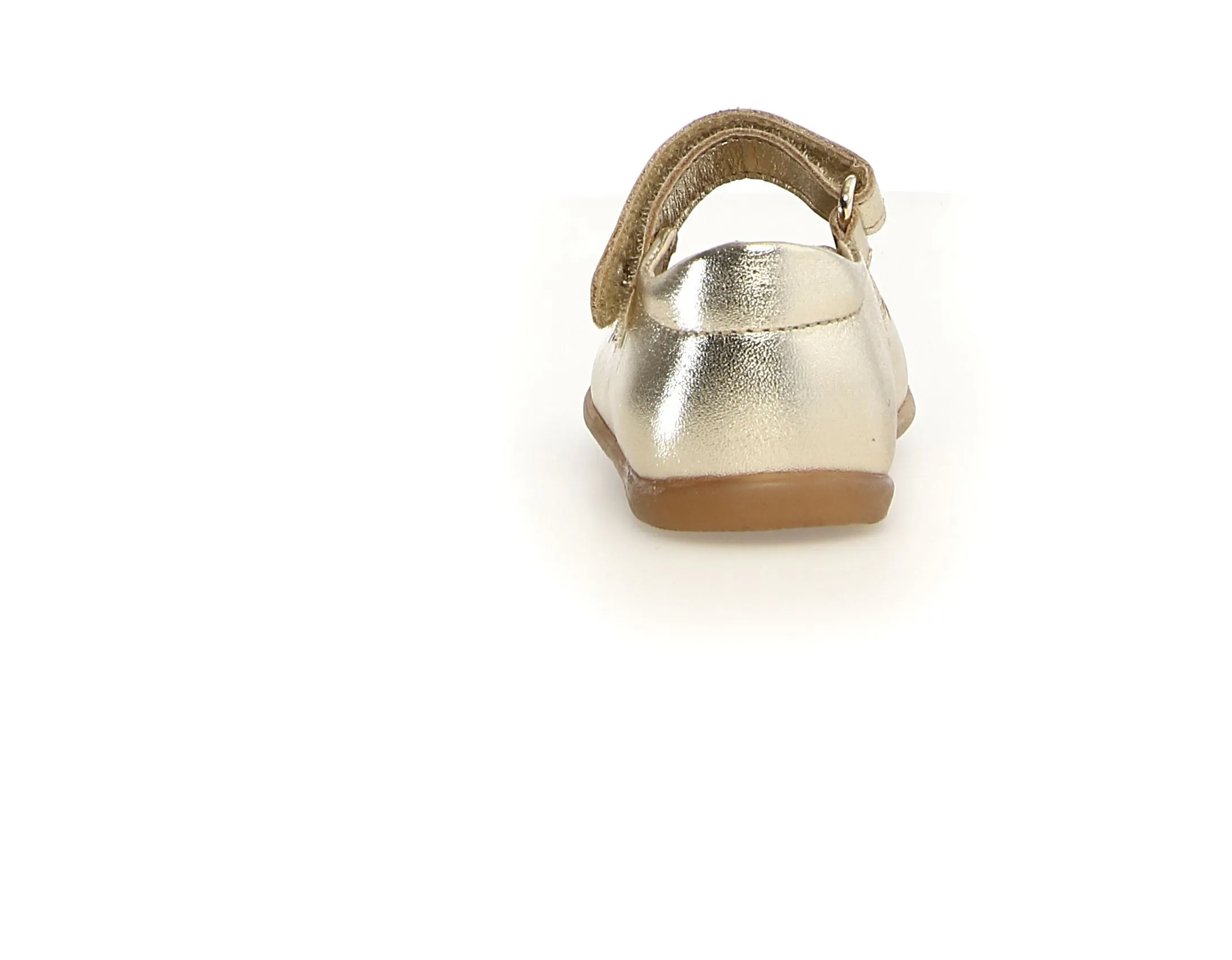 Naturino Olya Girl's Dress Shoes - Metallic Platinum luxury touch