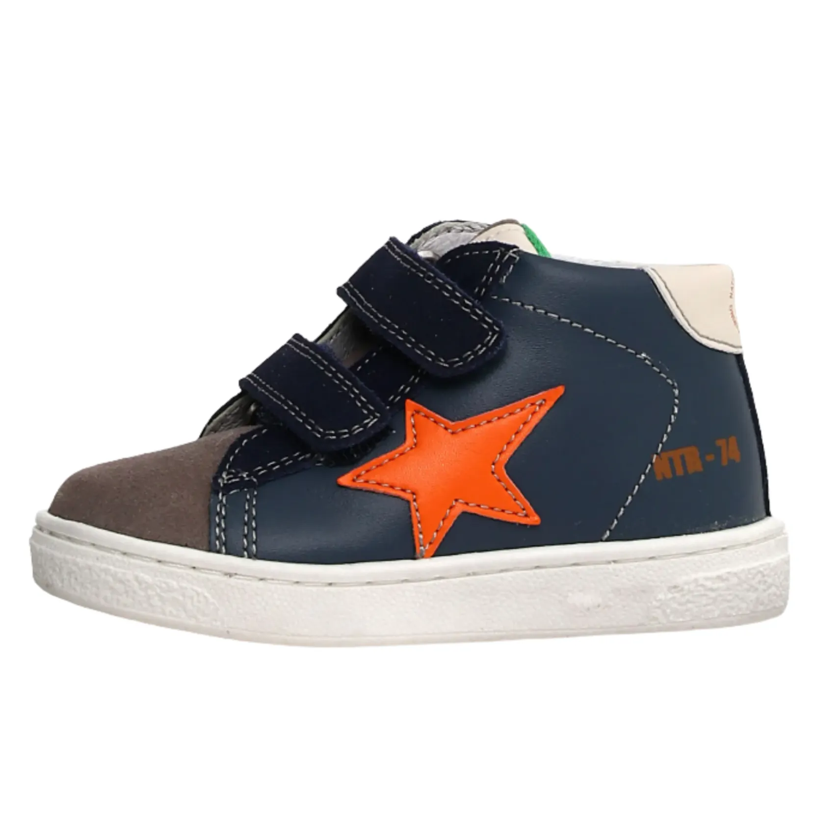 Naturino Pinn High VI Boy's Casual Shoes - Dark Grey/Navy fashion daily
