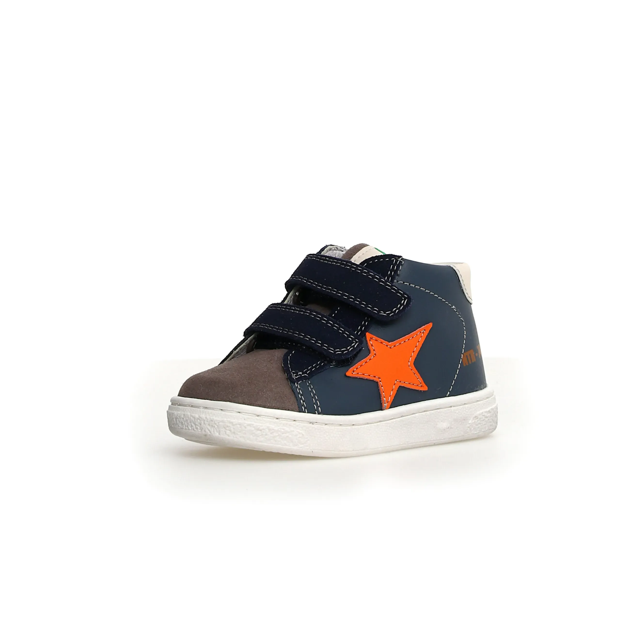 Naturino Pinn High VI Boy's Casual Shoes - Dark Grey/Navy true fit