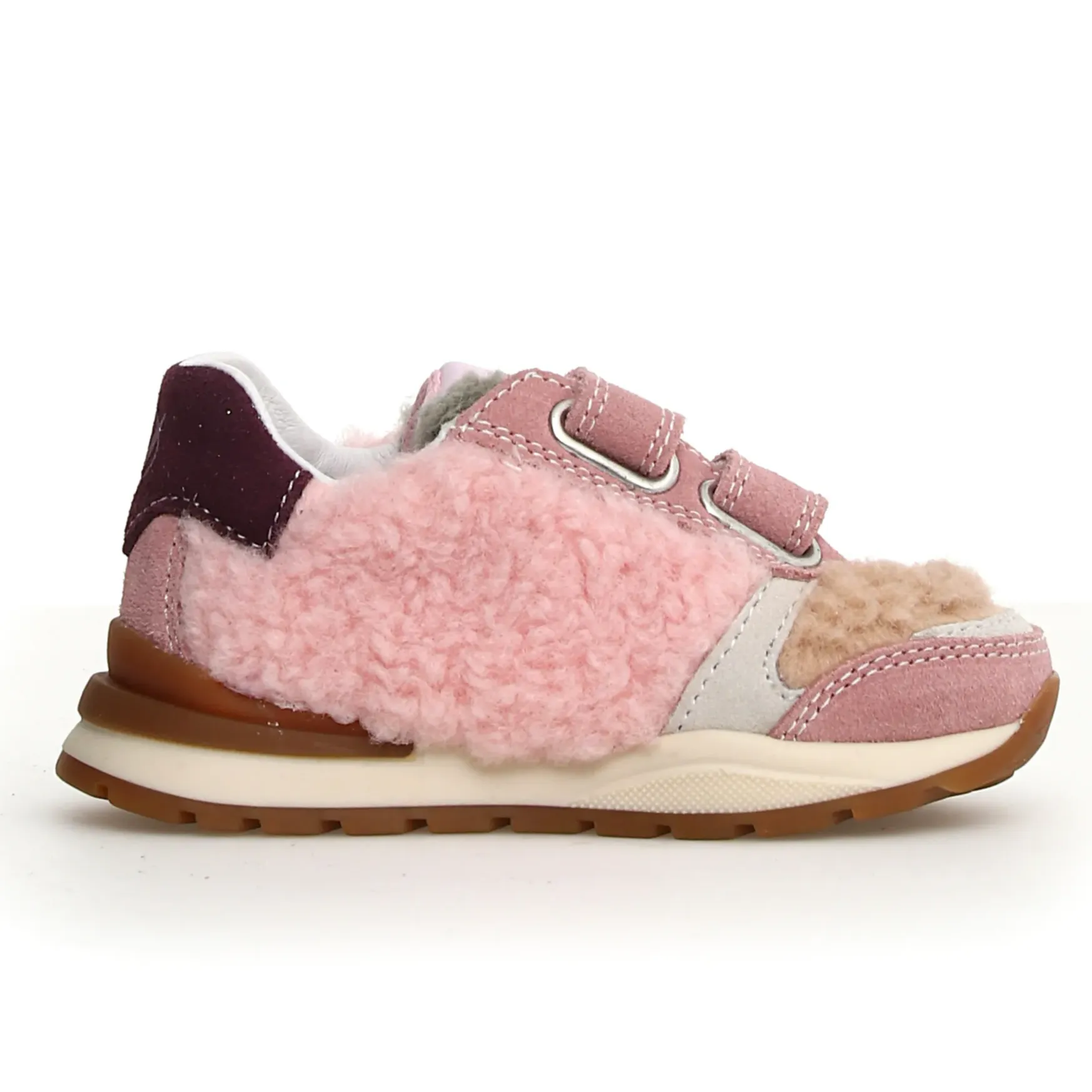 Naturino Quelly VI Girl's Casual Shoes - Pink/Rose/Sage smooth flex