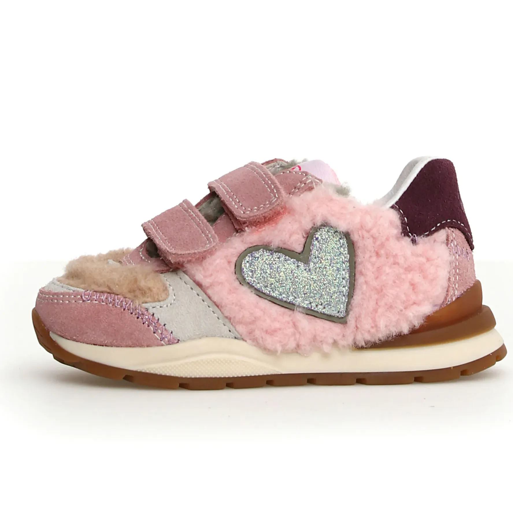 Naturino Quelly VI Girl's Casual Shoes - Pink/Rose/Sage on the go