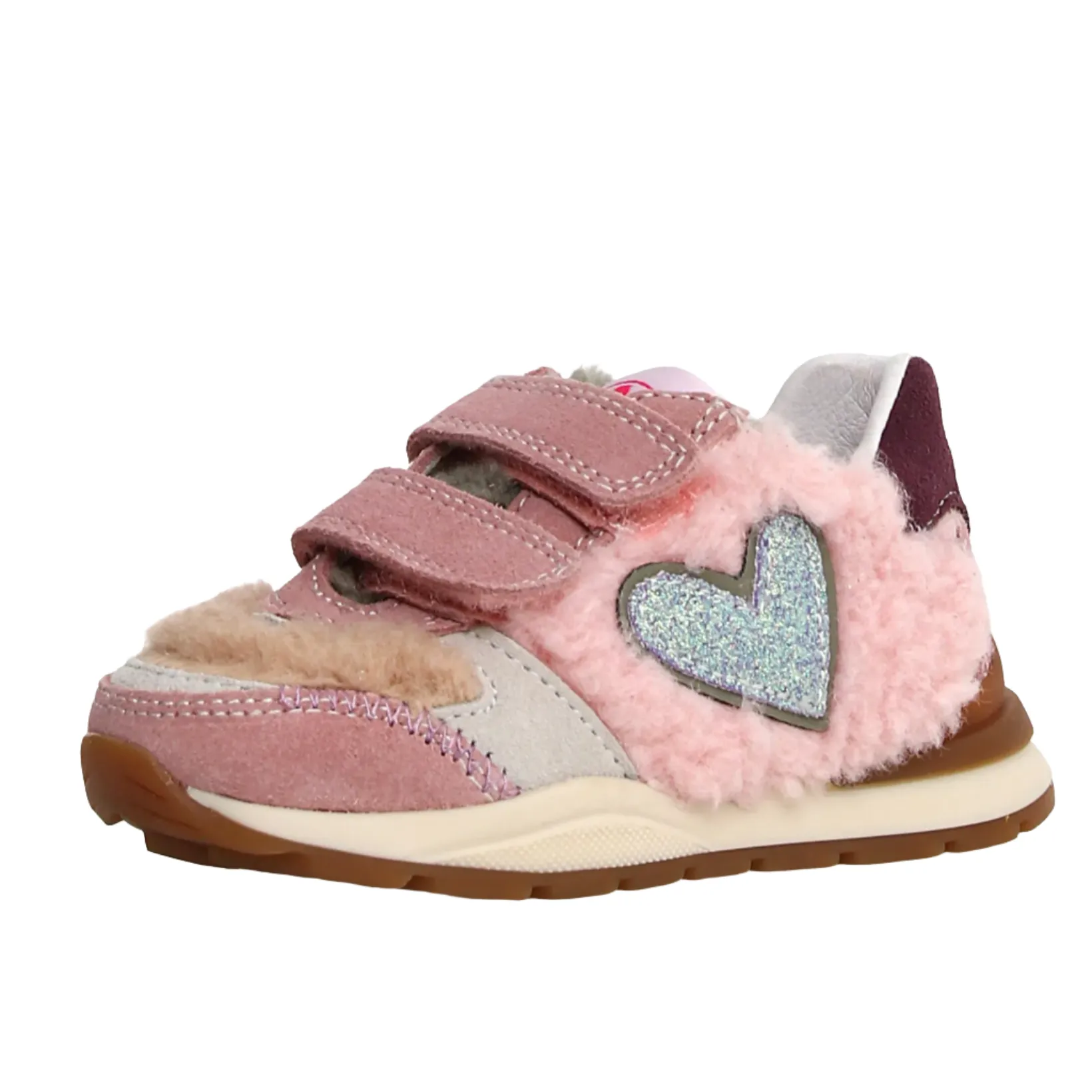 Naturino Quelly VI Girl's Casual Shoes - Pink/Rose/Sage simple feel