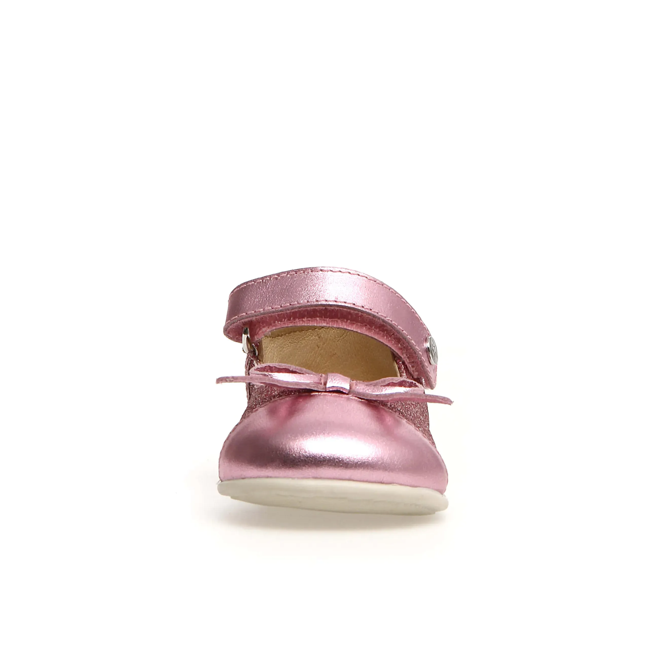 Naturino Salleny Girl's Dress Shoes - Metallic / Glitter Pink evening look