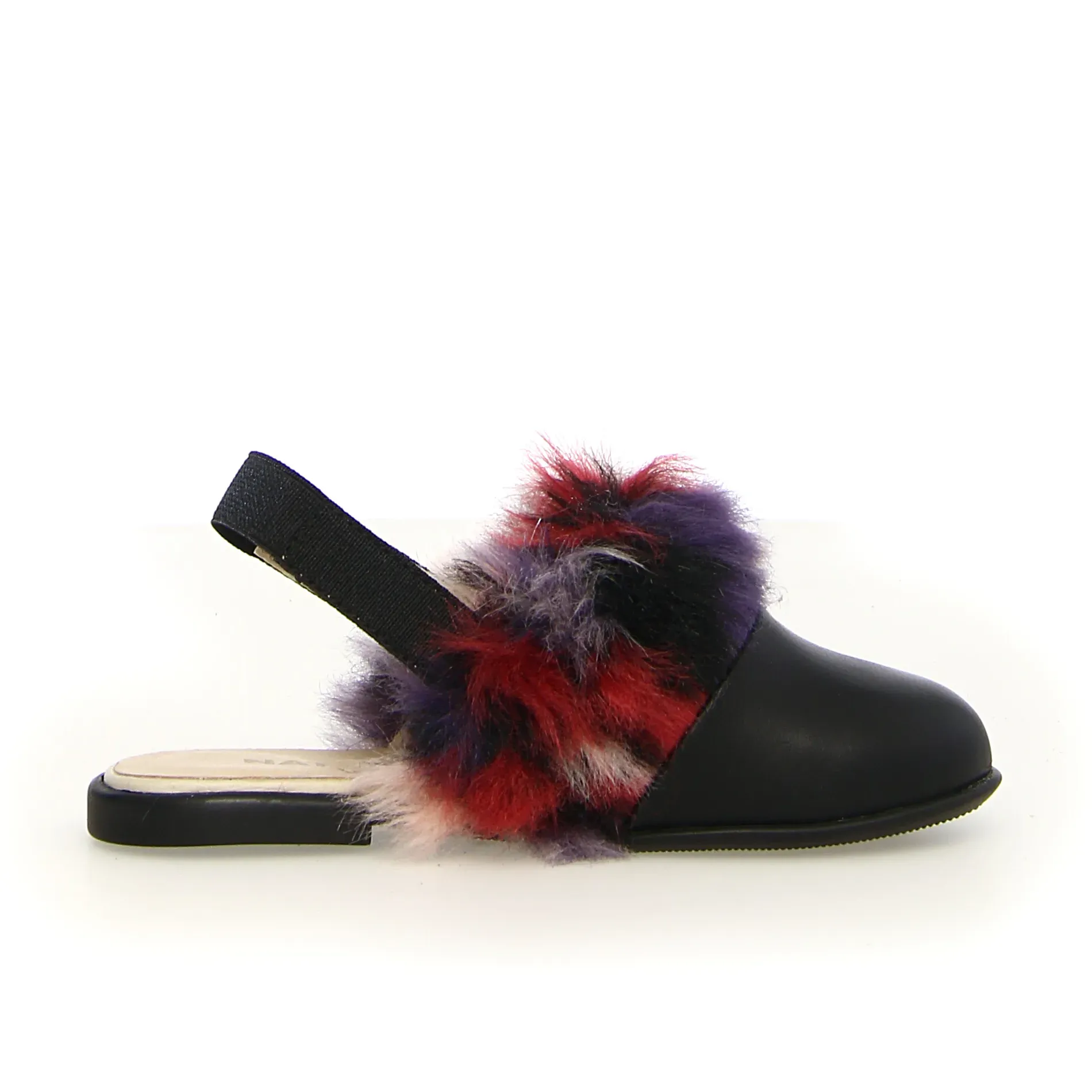 Naturino Toocuutie Girl's Closed Toe Shoes - Black/Multi support edge