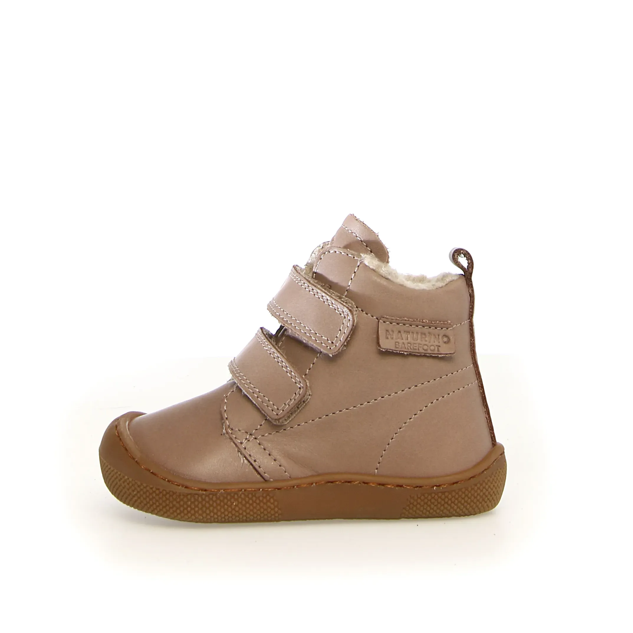 Naturino Wigghi Barefoot Vl Boy's and Girls Half Boots - Taupe metro edge