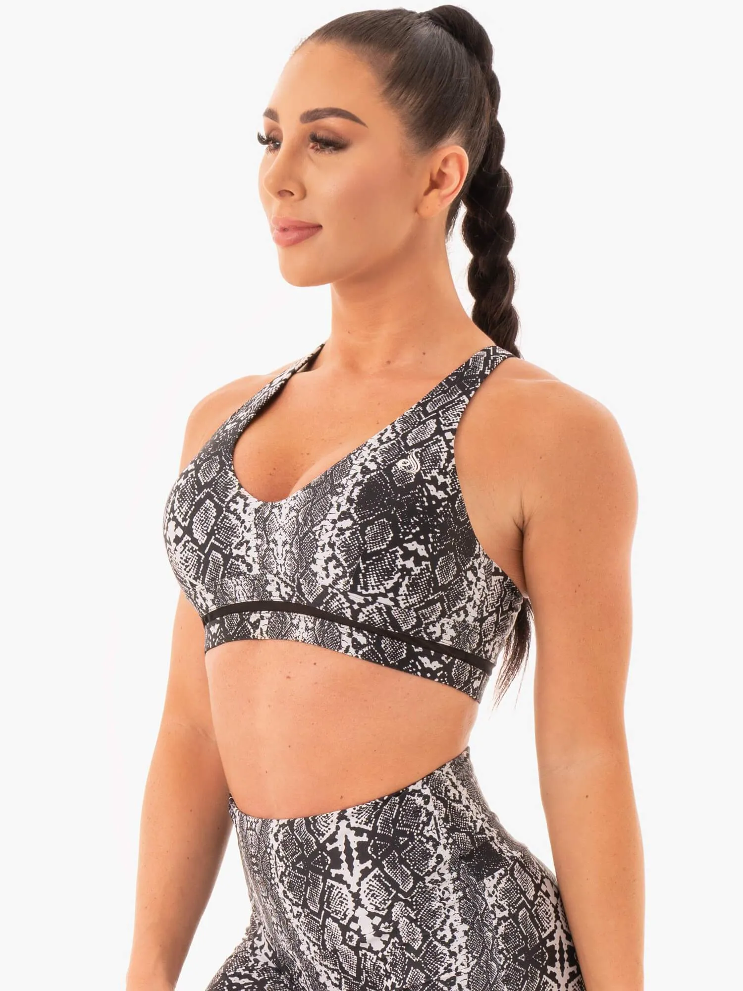 NEM X RW Sports Bra - White Snake Air Flow