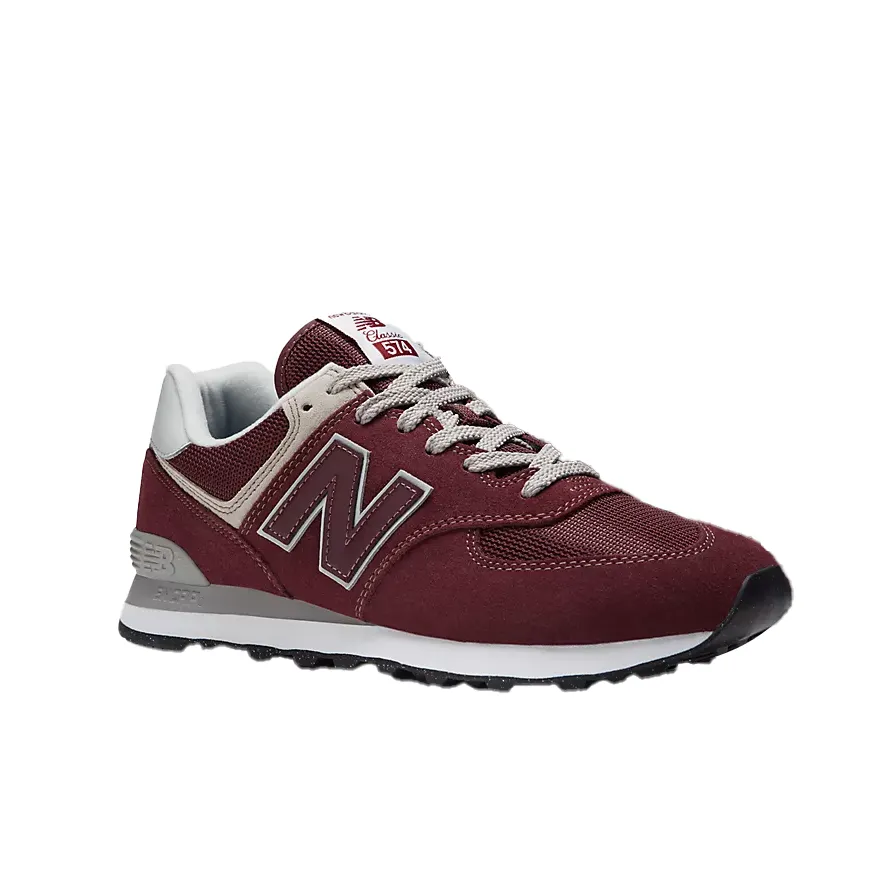 New Balance Men's 574 Magenta Casual Outing