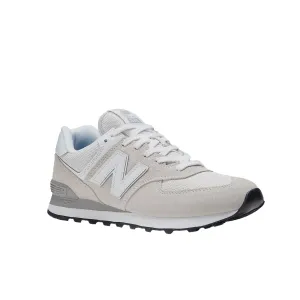 New Balance Men's 574 White/Grey Cozy Flow