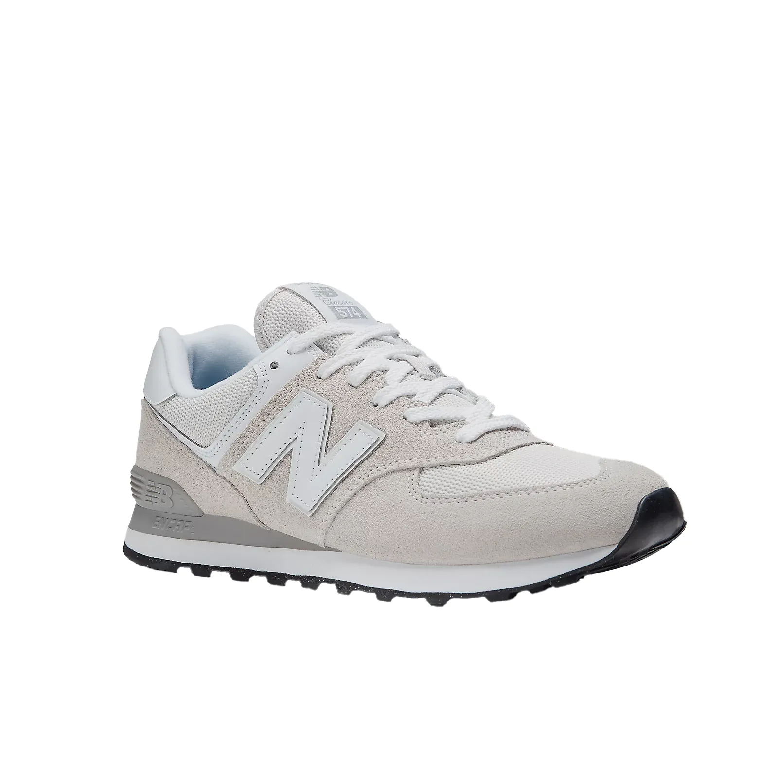 New Balance Men's 574 White/Grey weather proof