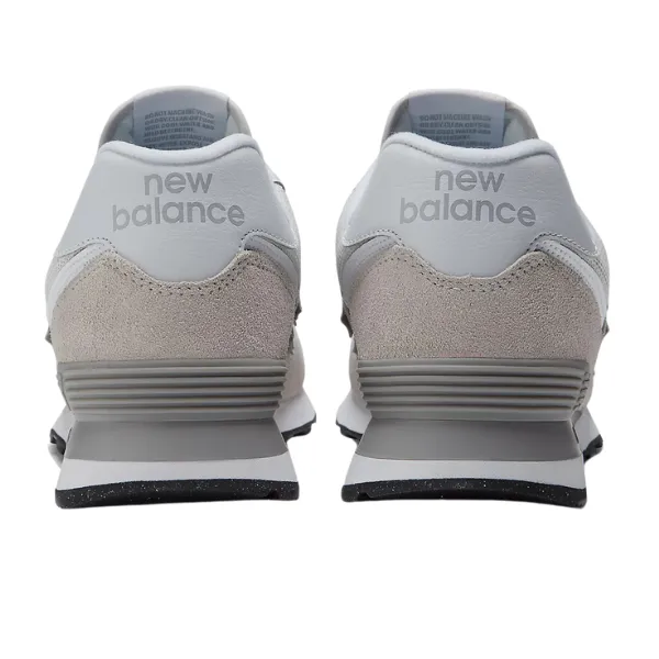 New Balance Men's 574 White/Grey Fast Lane