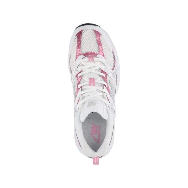 New Balance Unisex 530 White/Pink Casual Outing