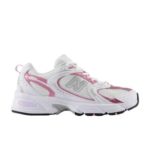 New Balance Unisex 530 White/Pink comfy journey