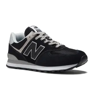 New Balance Unisex 574 Black with White ultra soft