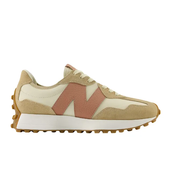 New Balance Women's 327 Brown/White comfort all