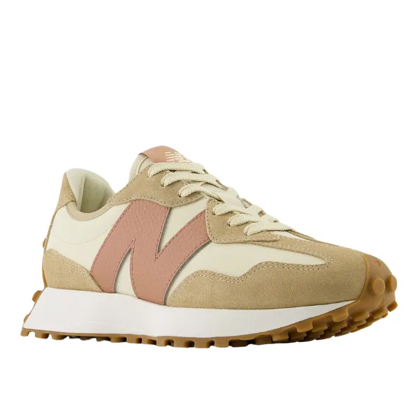 New Balance Women's 327 Brown/White Gym Vibe