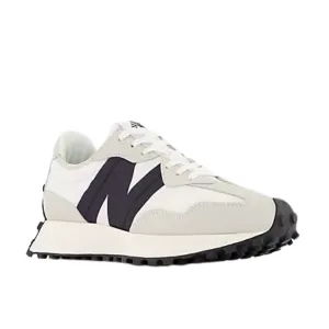 New Balance Women's 327 White/Black sweat guard