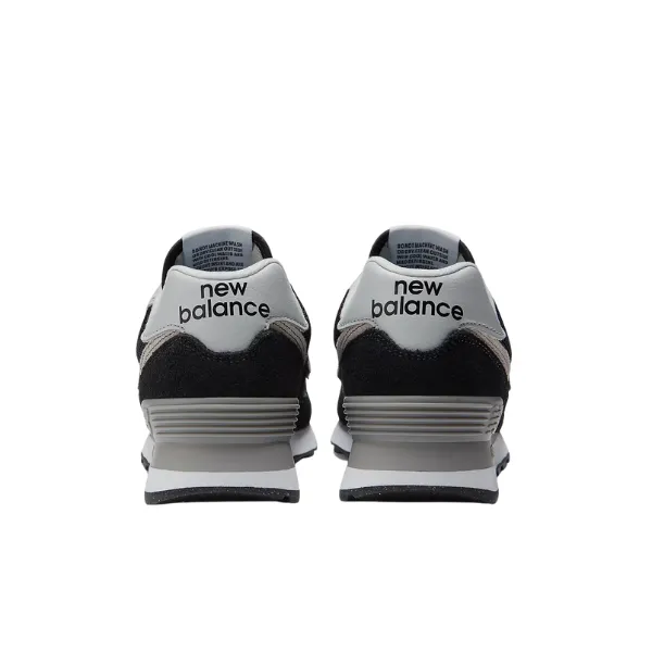 New Balance Women's 574 Core Black/White happy soul