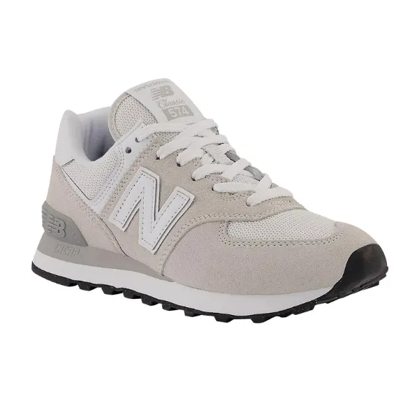 New Balance Women's 574 Core White/Grey Smart Touch