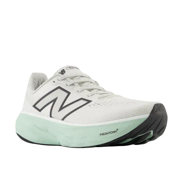 New Balance Women's Fresh Foam X 1080v14 Wide White/Green firm tech