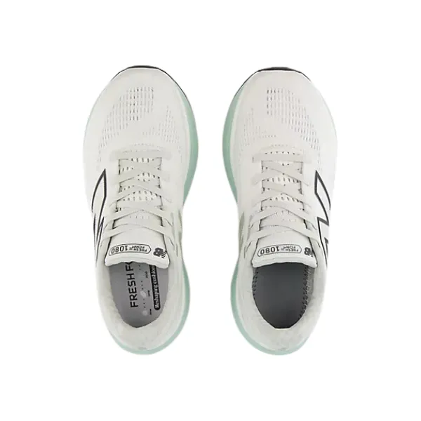 New Balance Women's Fresh Foam X 1080v14 Wide White/Green trail vibe