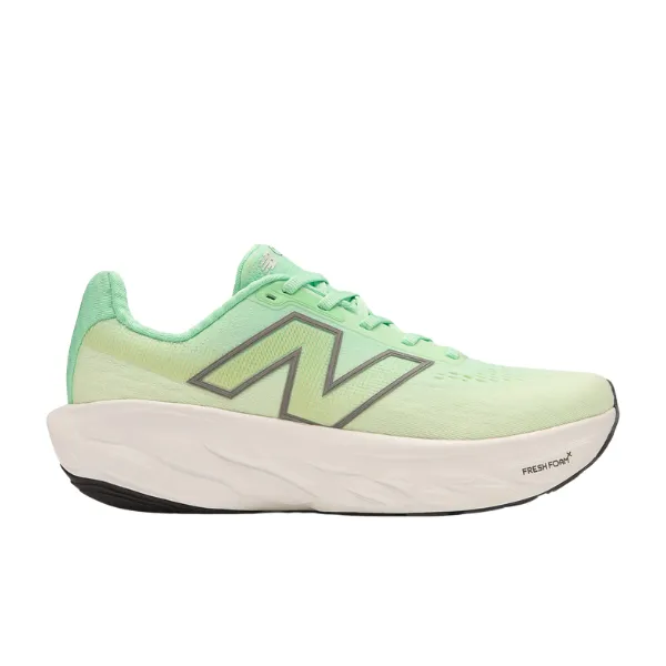New Balance Women's Fresh Foam X 1080v14 Wide White/Green fast lane