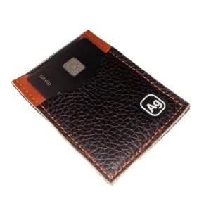Night Out Cardholder in Upcycled Brown cozy vibe