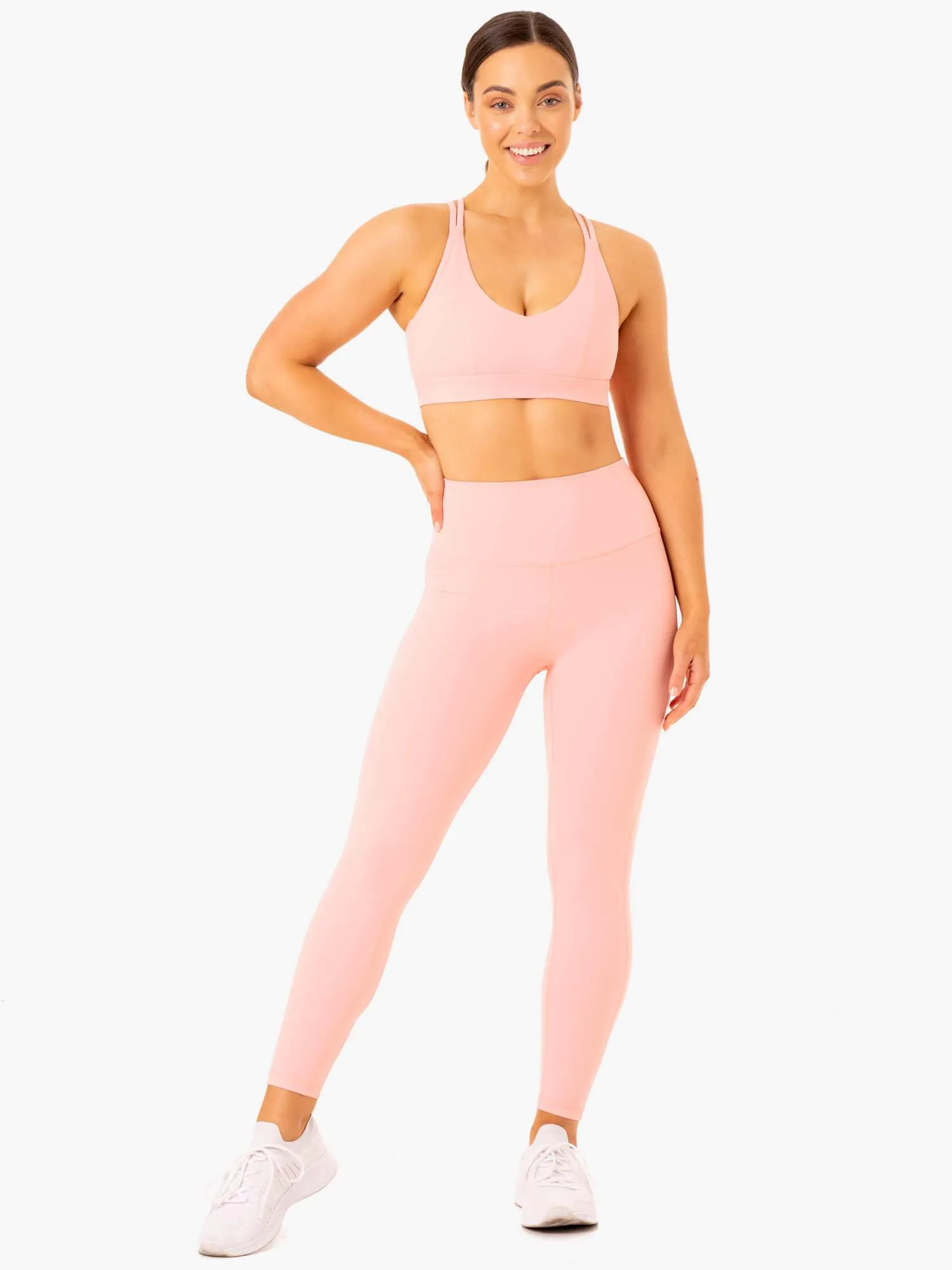 NKD Align Leggings - Pink Support fabric