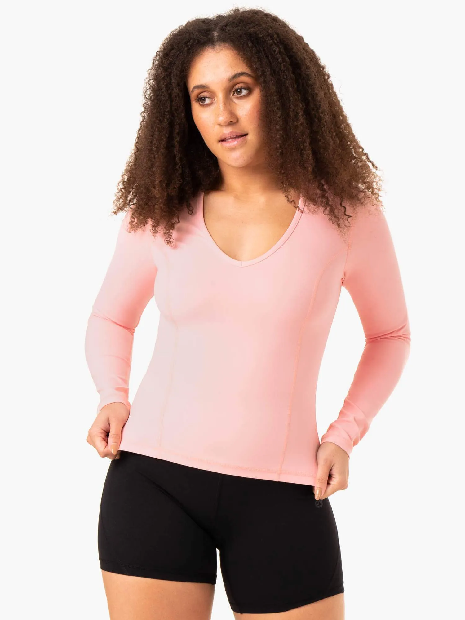 NKD Align Long Sleeve Training Top - Pink youthful vibe