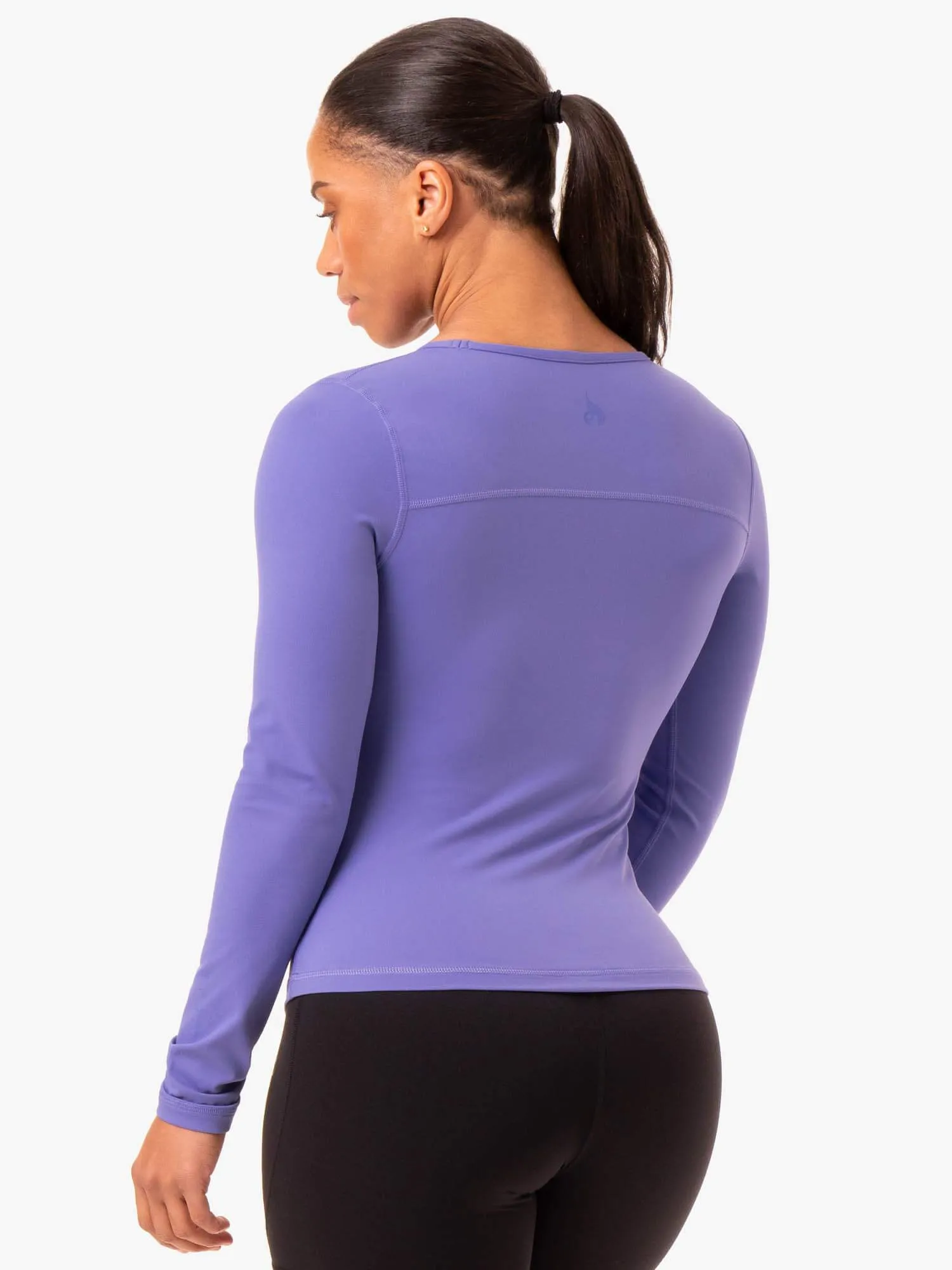 NKD Align Long Sleeve Training Top - Purple easy wear