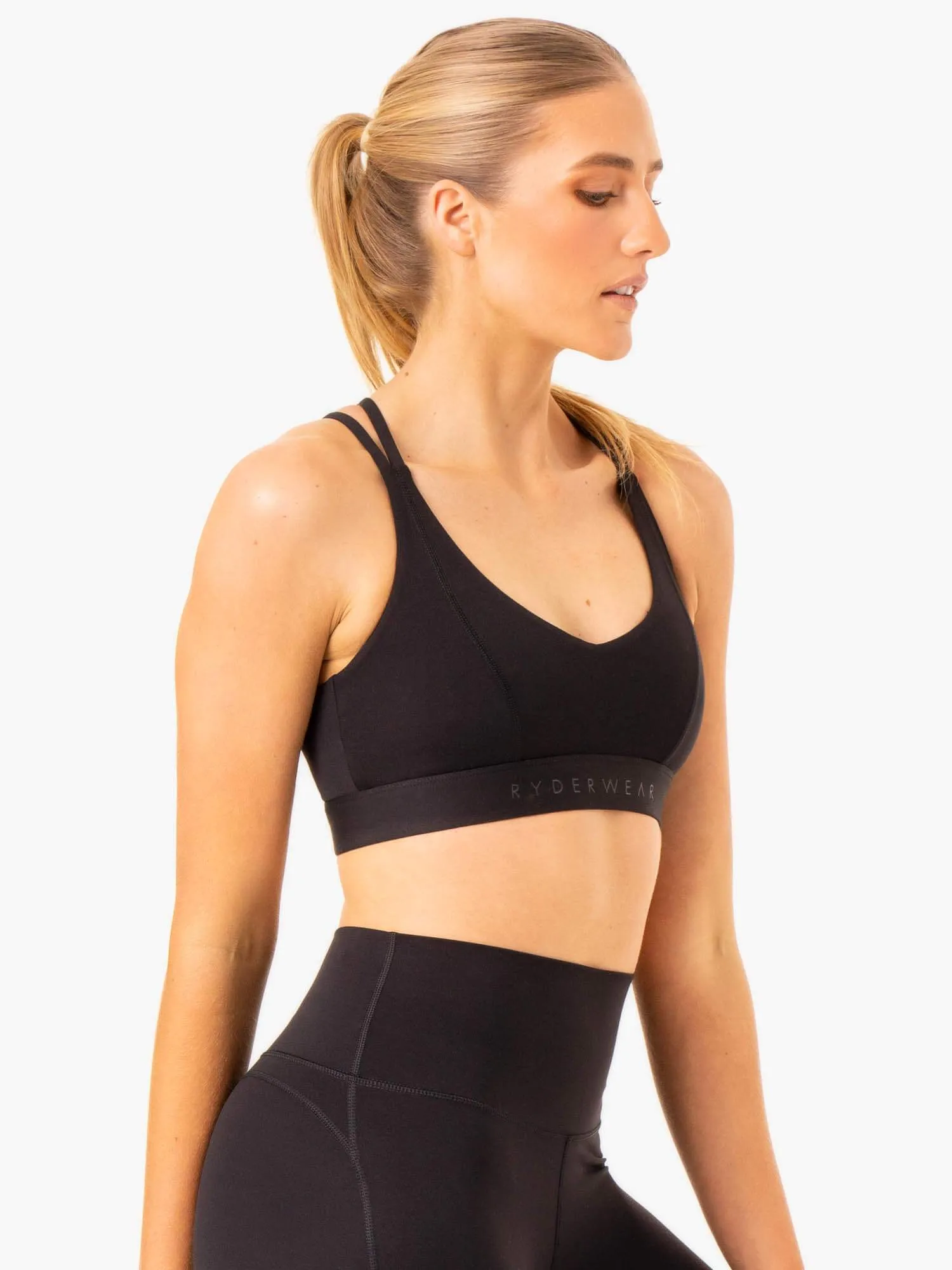NKD Align Sports Bra - Black Flexible Fit