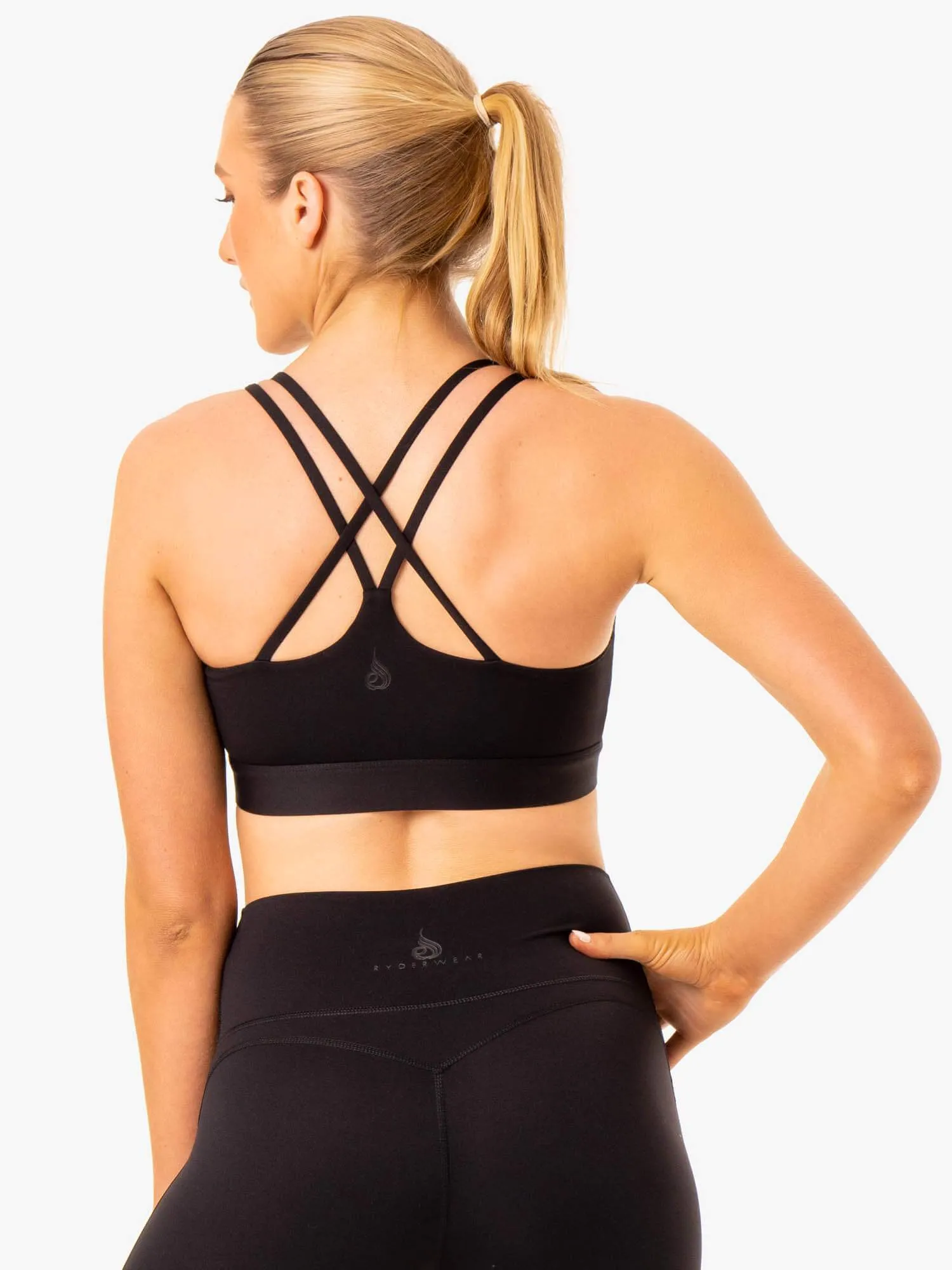 NKD Align Sports Bra - Black Cushion Support