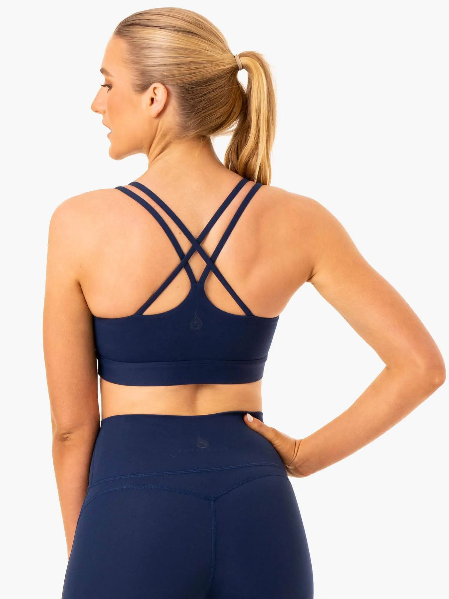 NKD Align Sports Bra - Navy Strong Hold