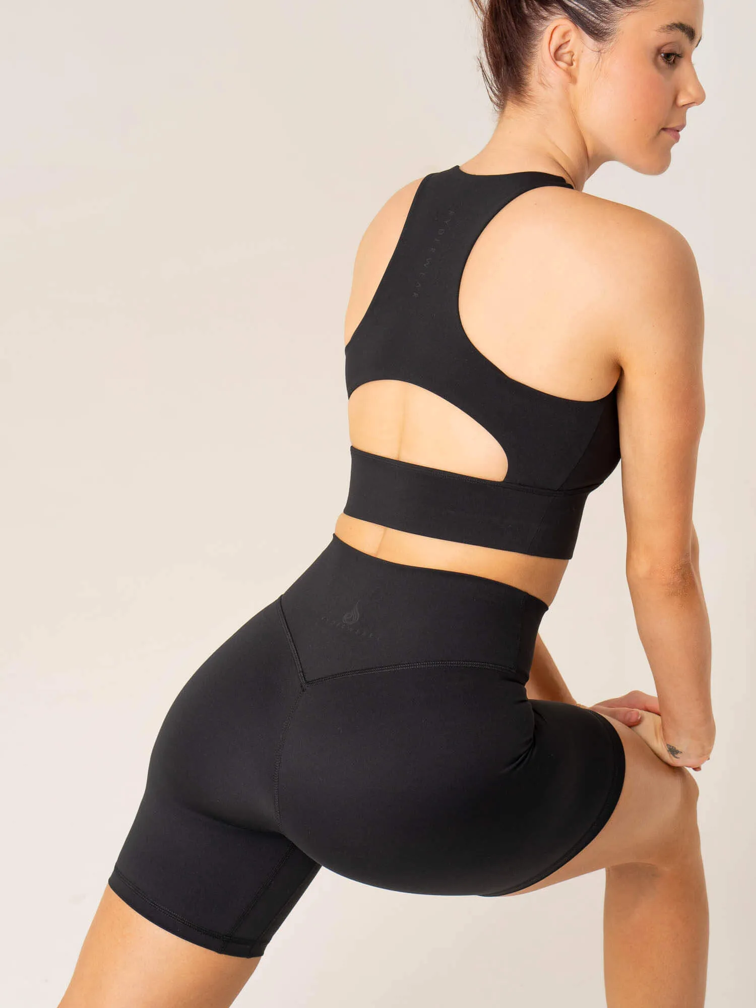 NKD Arch Mid-Length Shorts - Black activewear fashion