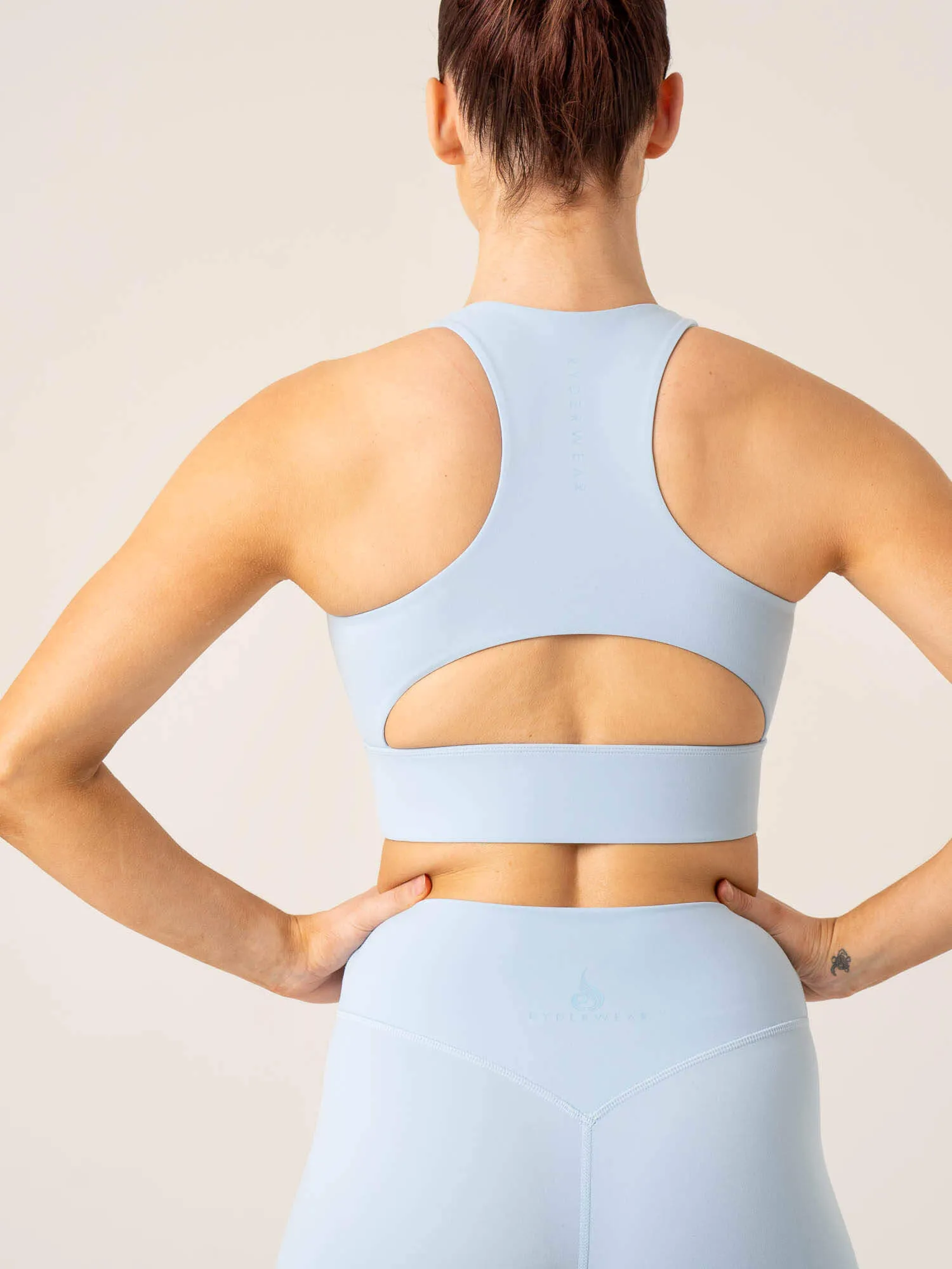 NKD Arch Sports Bra - Baby Blue Quick Dry