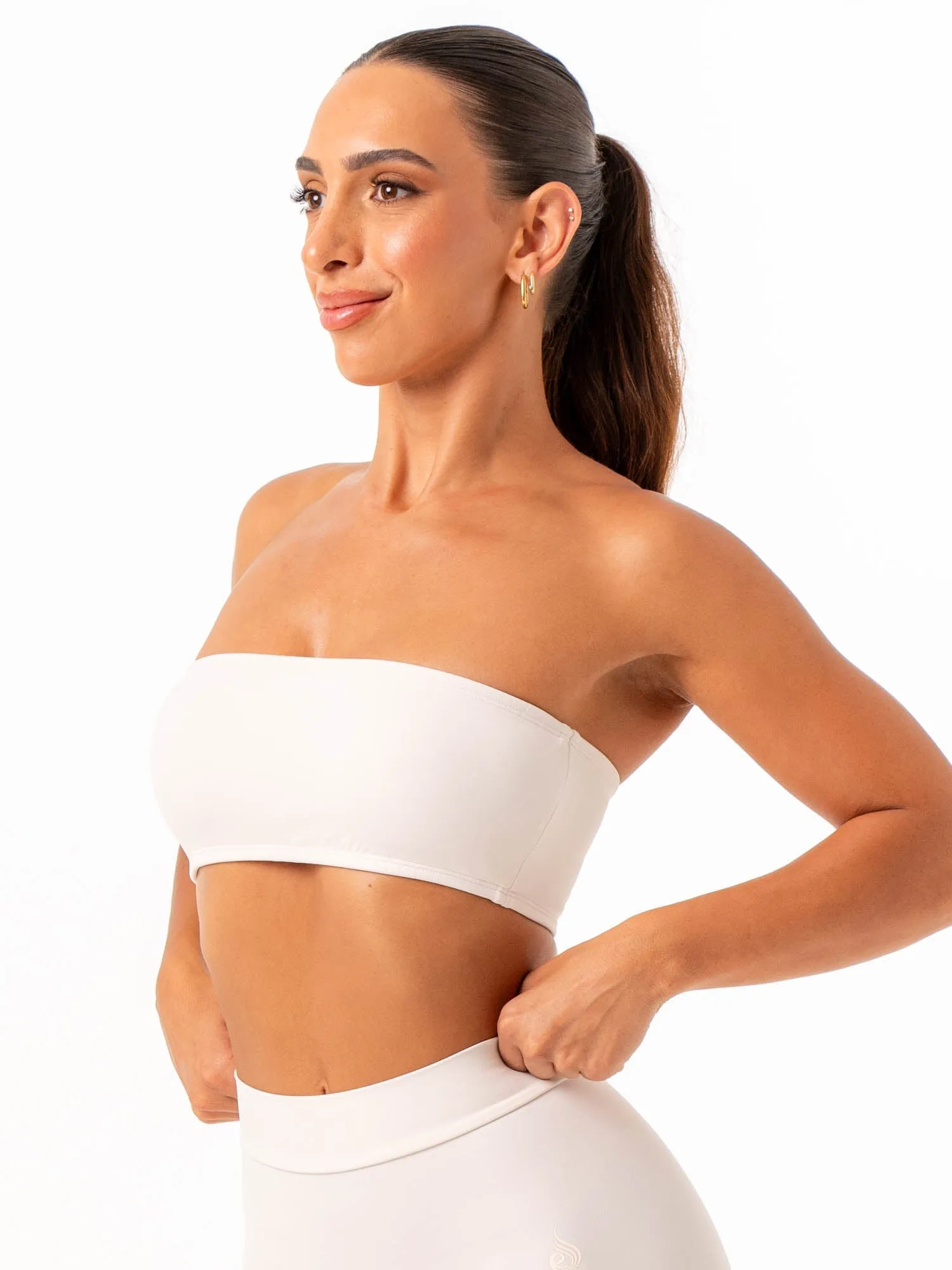 NKD Bandeau - Off White Stretch Adjust