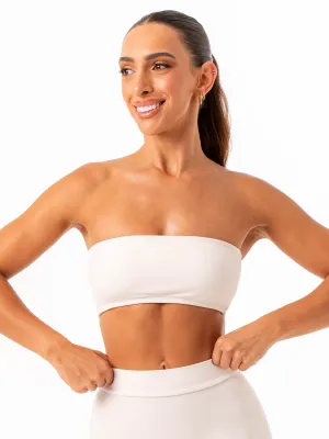 NKD Bandeau - Off White Strong Wrap